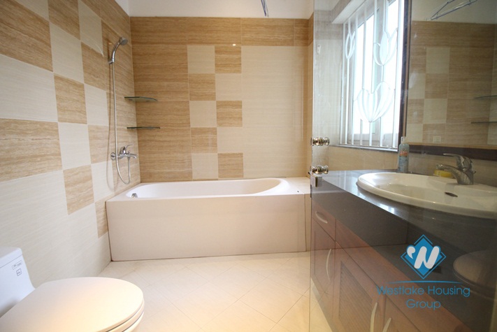 Large and bright apartment for rent in Tay Ho, Hanoi. 